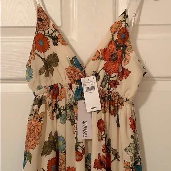 Molly Bracken Multi Colored Floral Dress - Picture 4 of 5